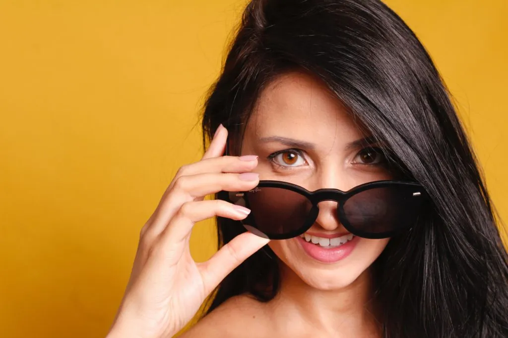 Young Woman Sunglasses
