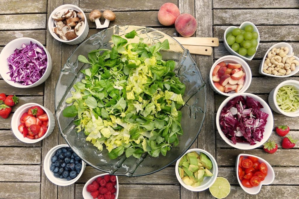 salad, fruit, berry. Eye health